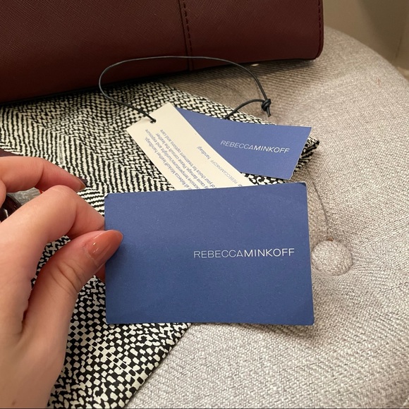 Rebecca Minkoff Medium MAB Tote Black Cherry - Picture 5 of 15